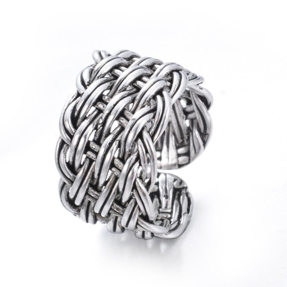 Woven Grid Ring