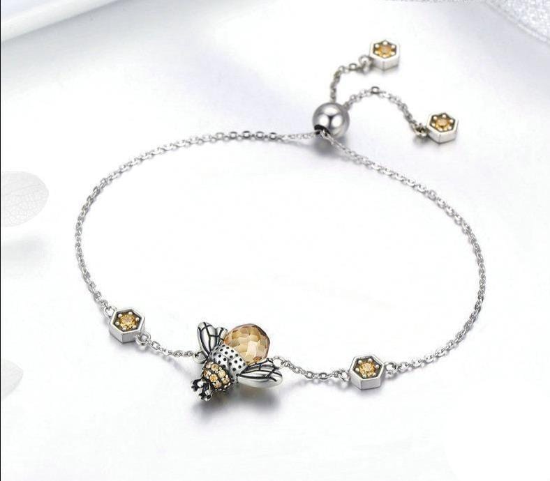 The Bee Story Honeycomb Bracelet